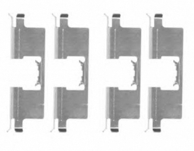 HELLA PAGID 8dz355204651 -  Комплектующие, колодки дискового тормоза